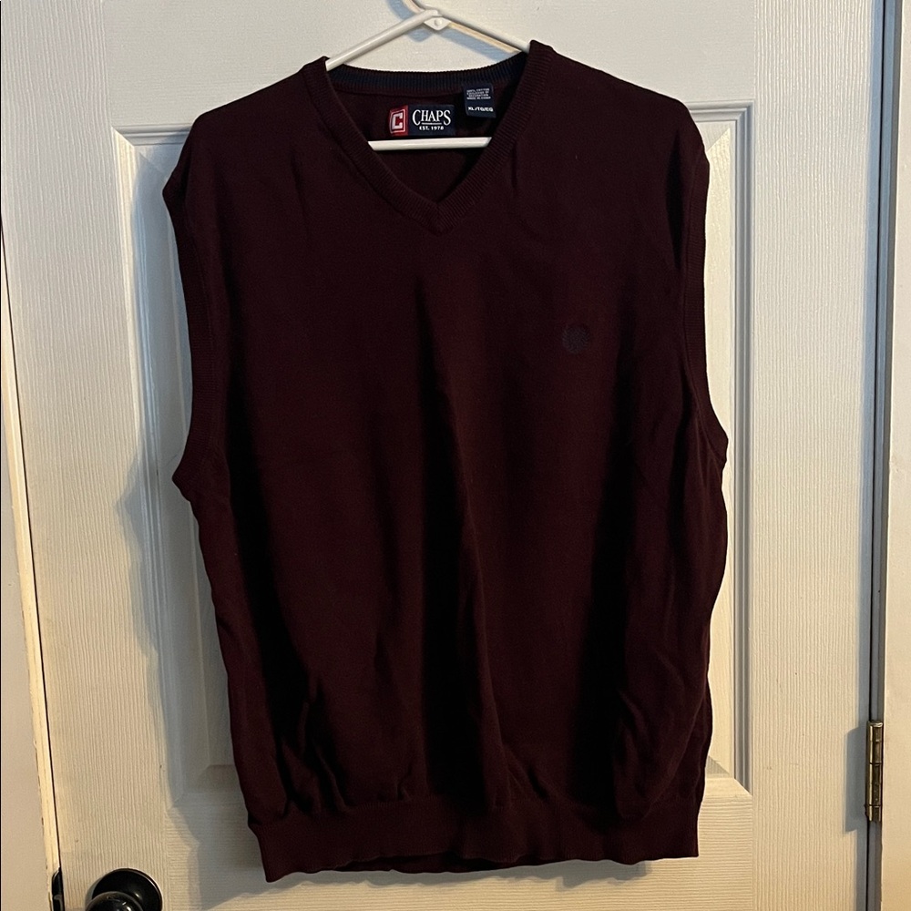 Chaps Men’s Berry Colored Vest